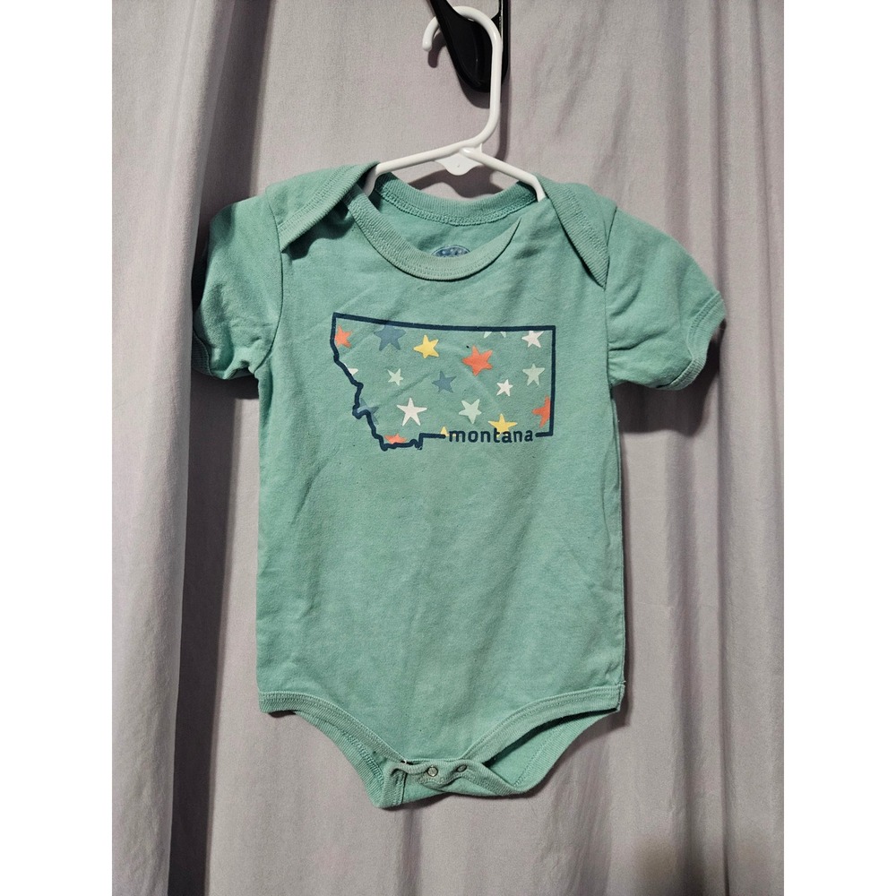 Home Free Montana Map Stars Baby Bodysuit 18M